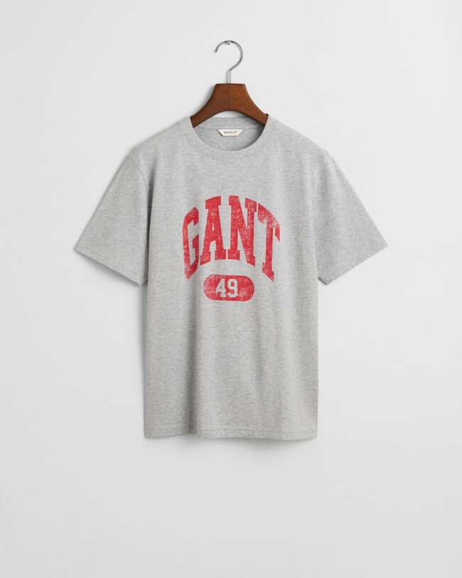 T-shirt com estampado GANT 49 Arch Teens