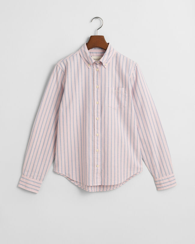 Camisa Oxford Archive &agrave;s riscas regular fit