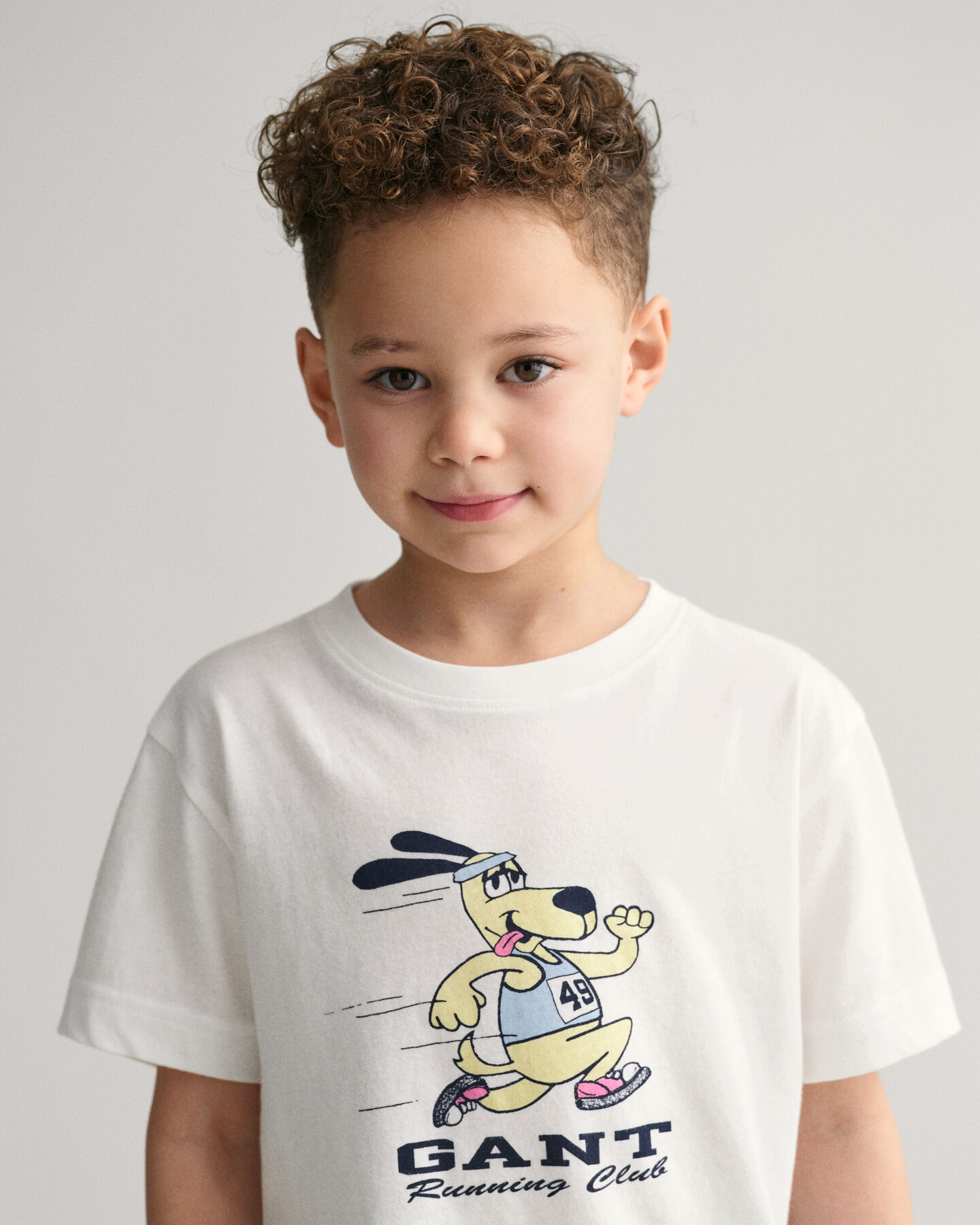 T-shirt com estampado GANT Running Dog Kids