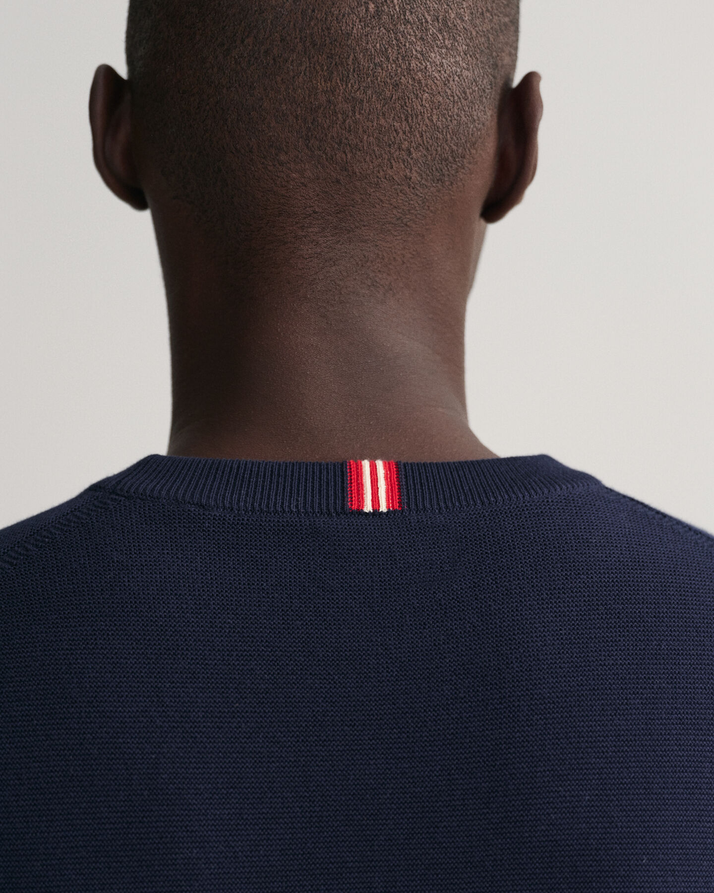 Pulover com decote redondo leve Texture