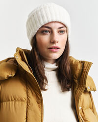 Gorro em mistura de lã com alpaca