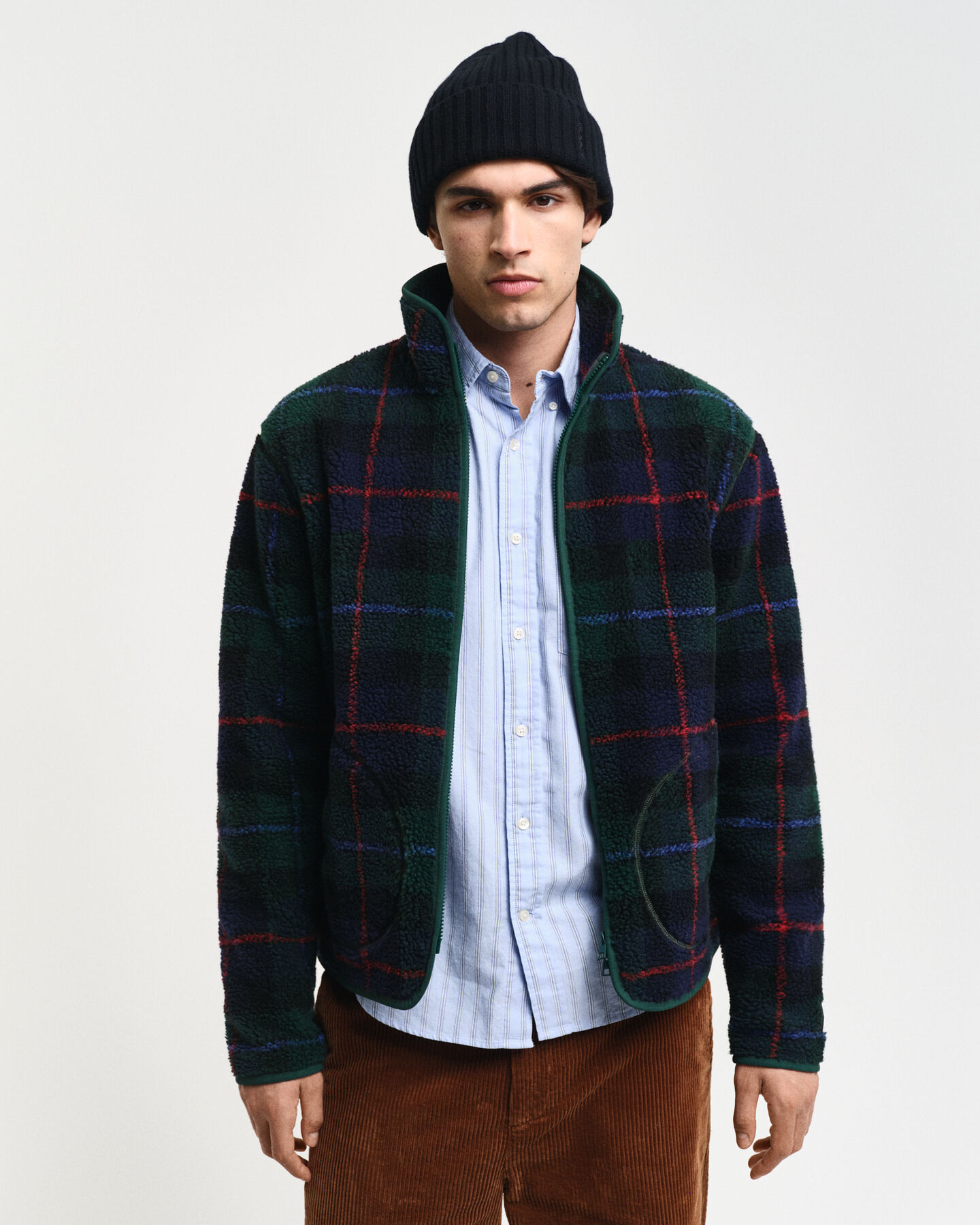 Polar com padrão de xadrez