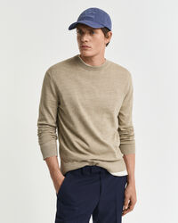 Sweatshirt com decote redondo Sunfaded