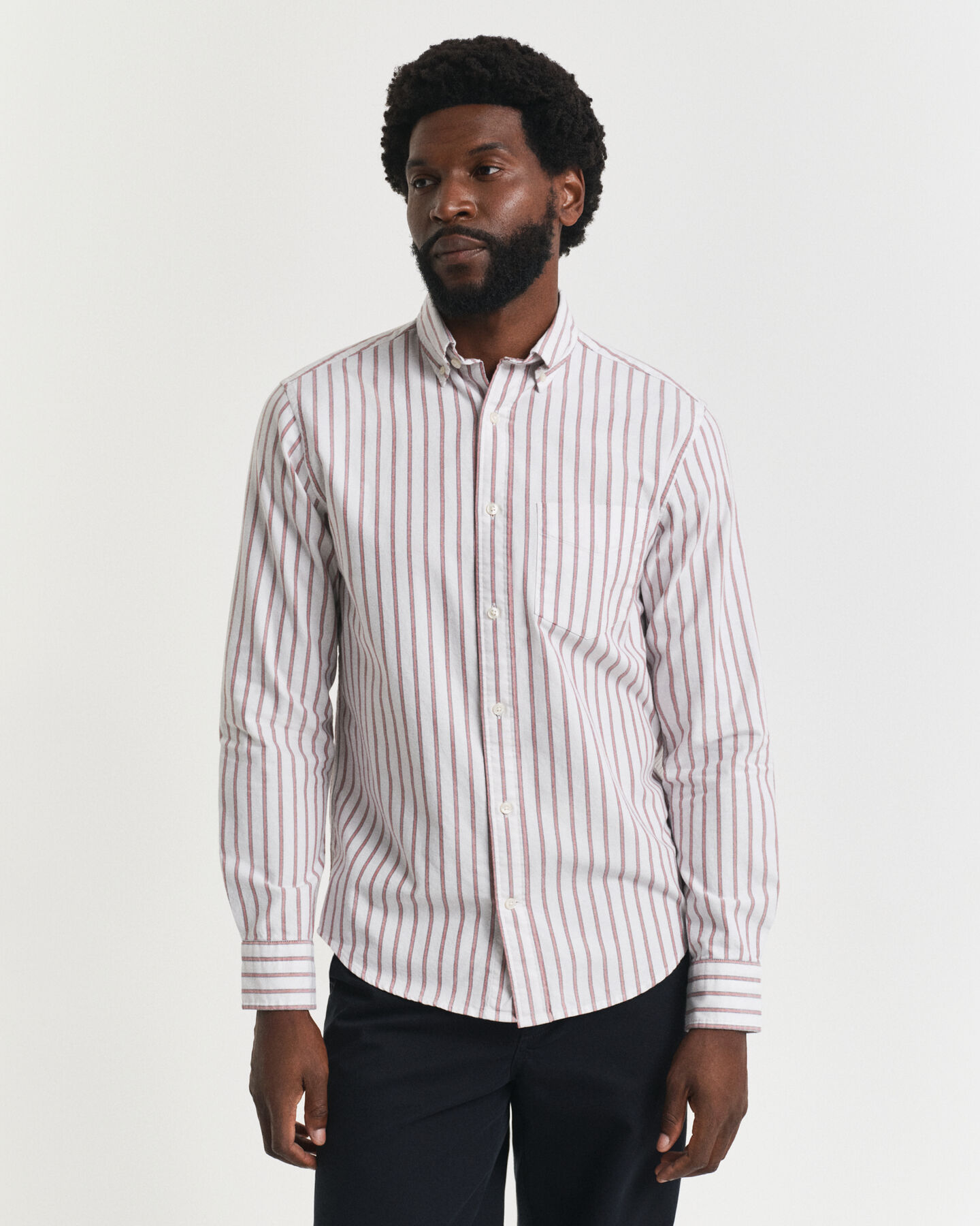 Camisa Oxford Archive às riscas regular fit