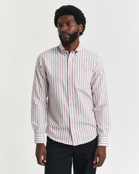 Camisa Oxford Archive às riscas regular fit