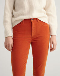 Cal&ccedil;as em bombazina pelo tornozelo Farla slim fit