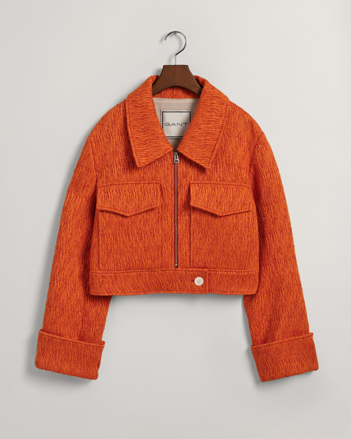 Casaco curto Bouclé