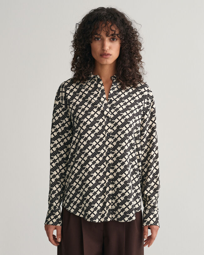 Camisa G Patterned relaxed fit