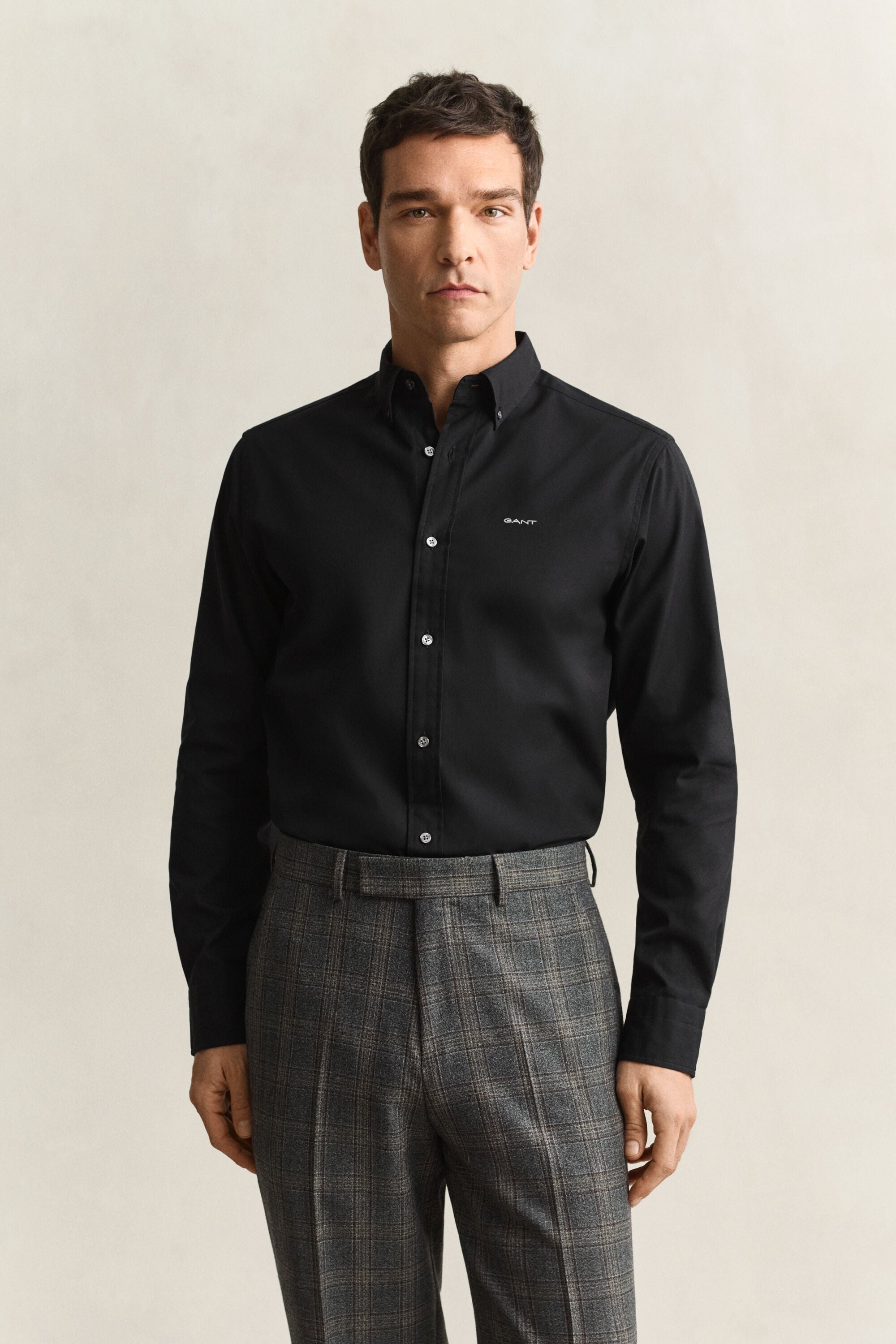 Camisa Oxford pinpoint regular fit