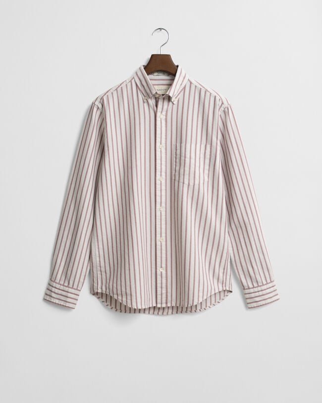 Camisa Oxford Archive às riscas regular fit