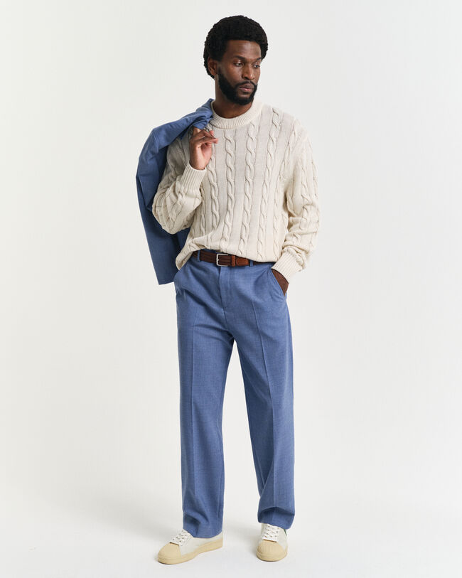 Cal&ccedil;as de fato em l&atilde; Moulin&eacute; relaxed fit