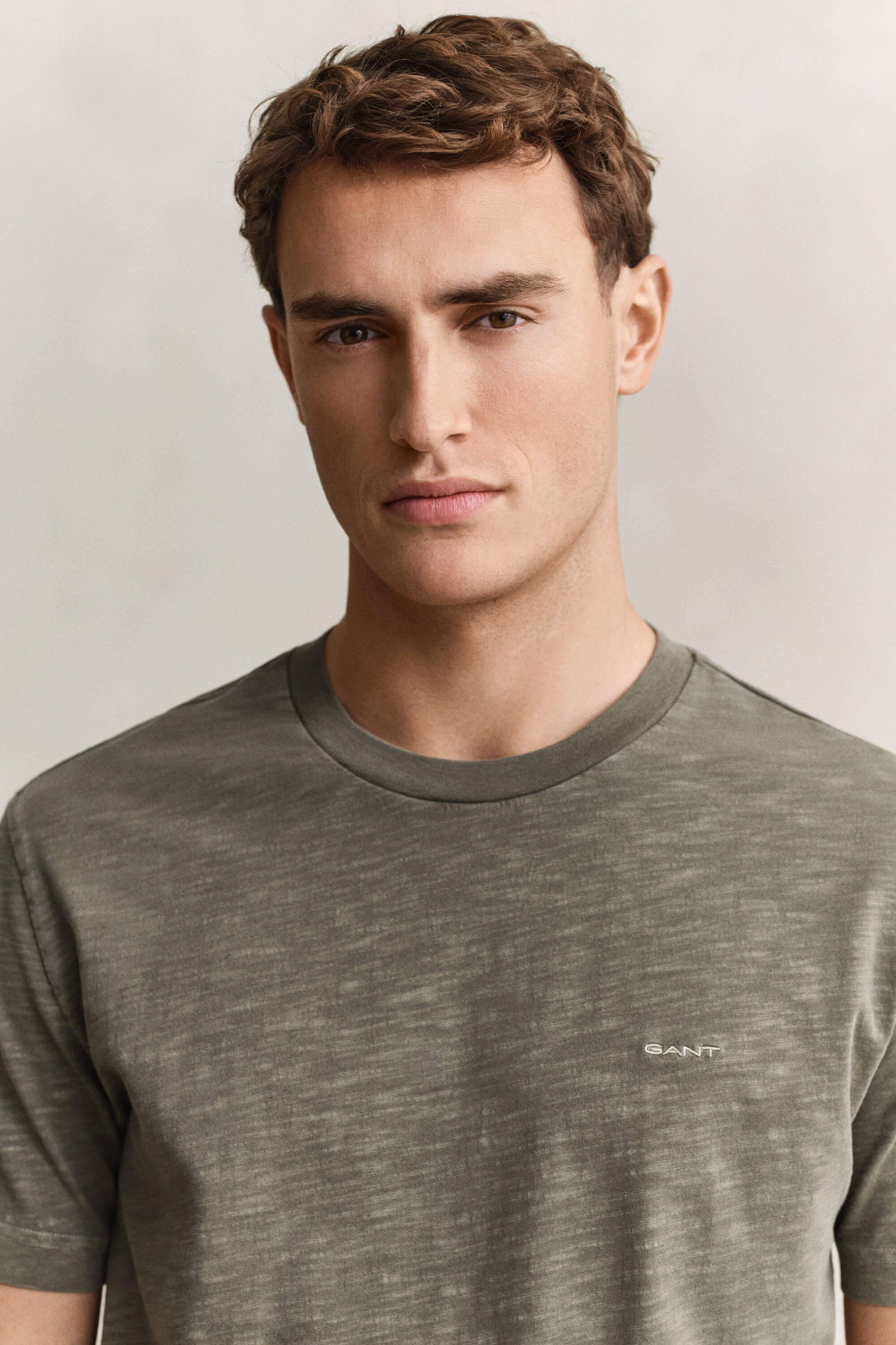 T-shirt com efeito desgastado