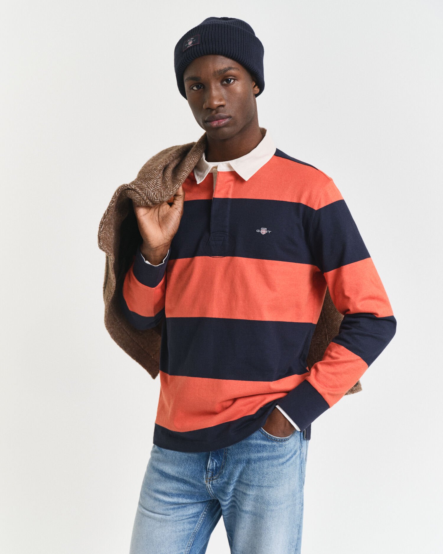 Heavy Rugger às riscas em bloco