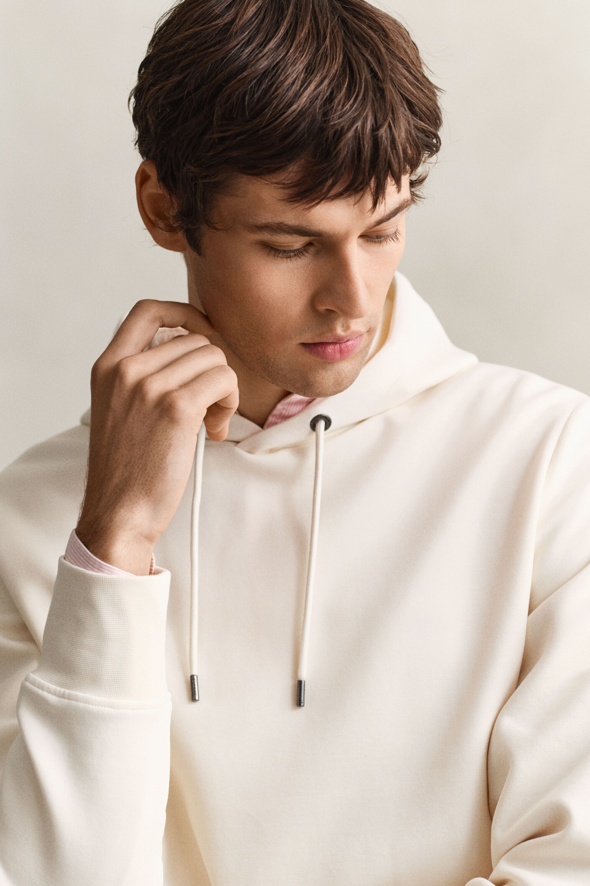 Sweatshirt com capuz Interlock
