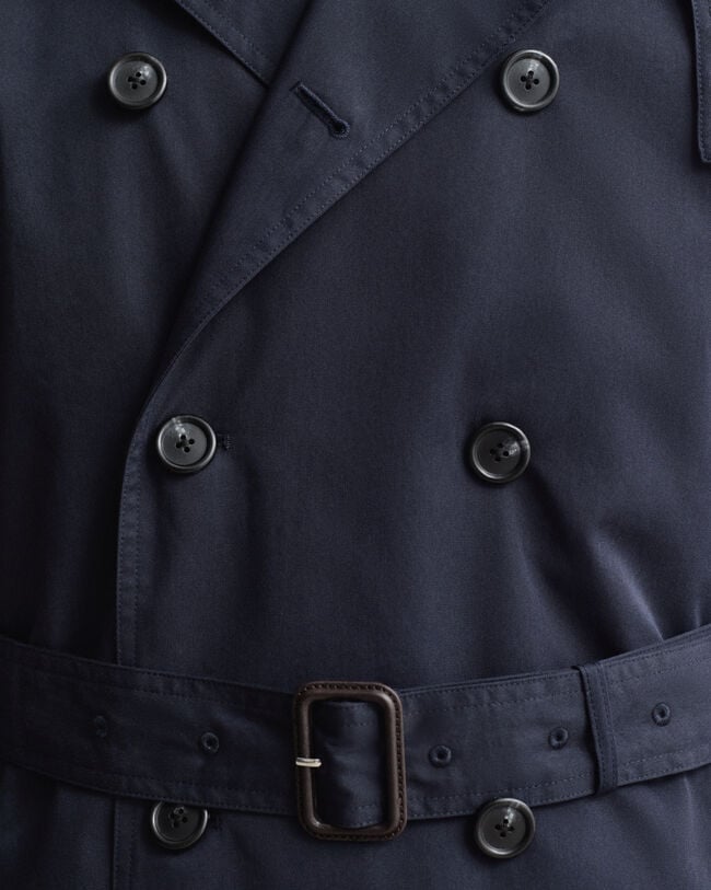 Gabardina em mistura de algodão