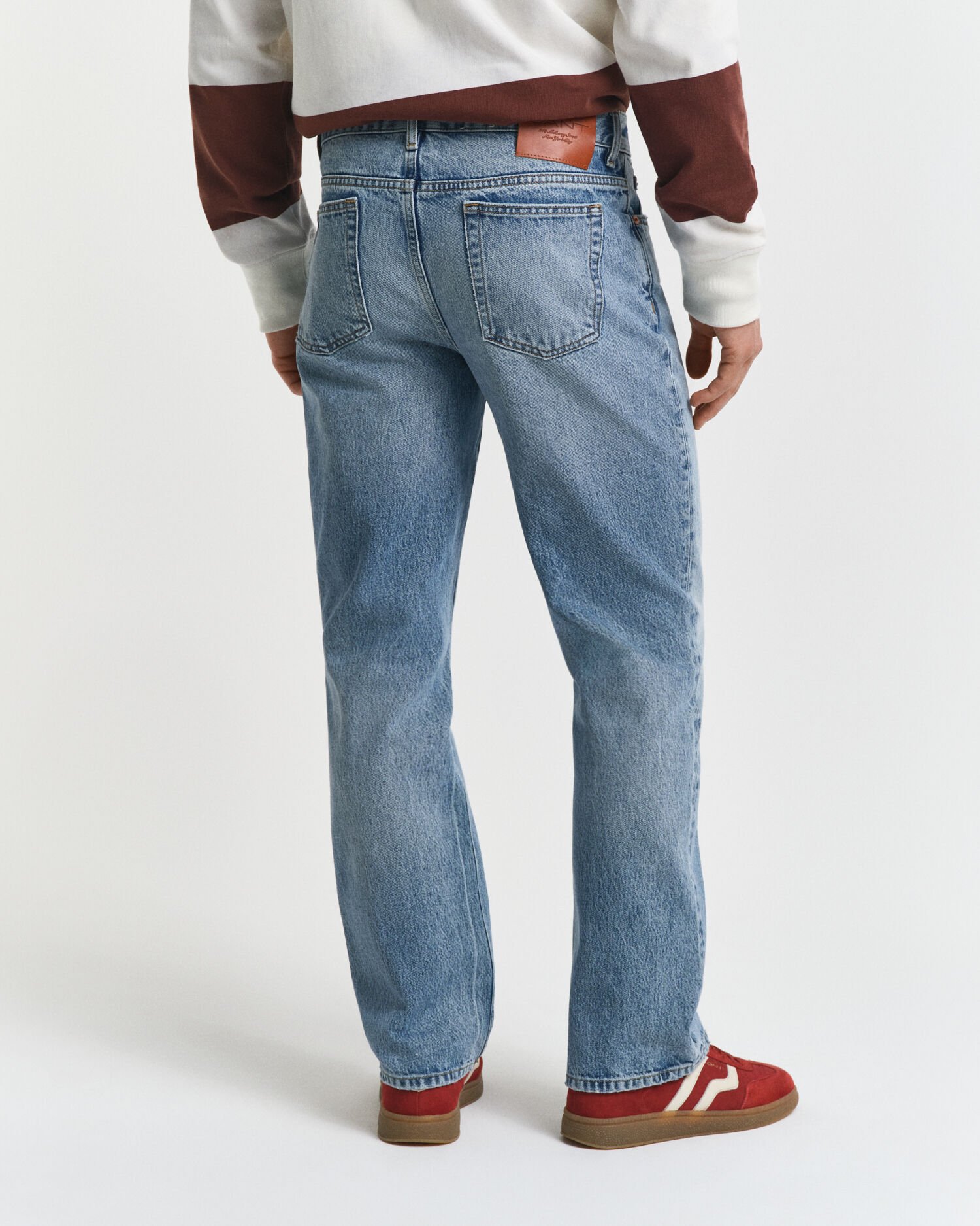 Calças de ganga com lavagem vintage Bootcut