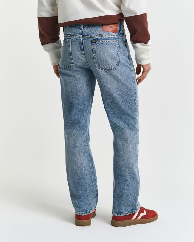 Calças de ganga com lavagem vintage Bootcut