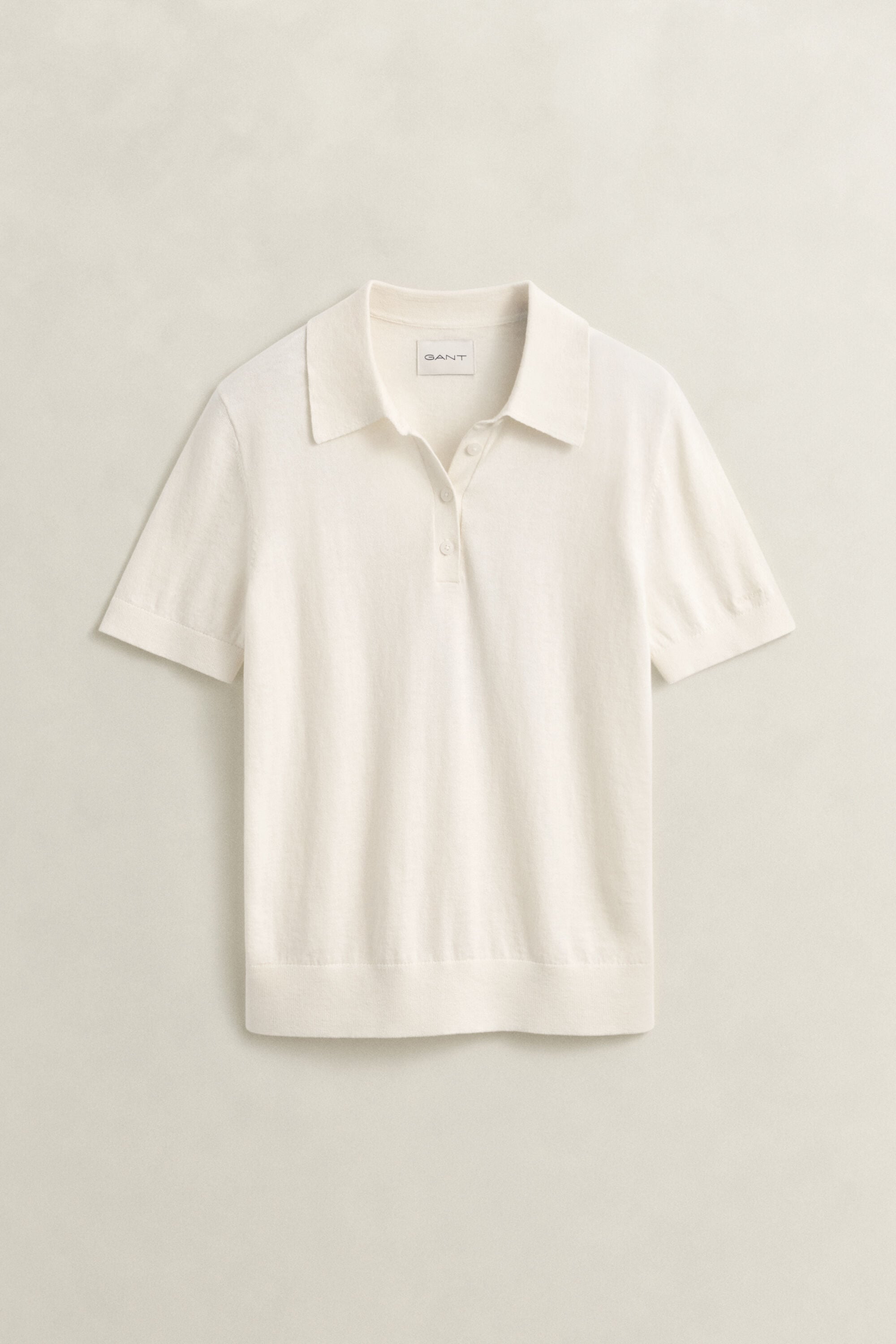 Camisola de malha estilo polo leve