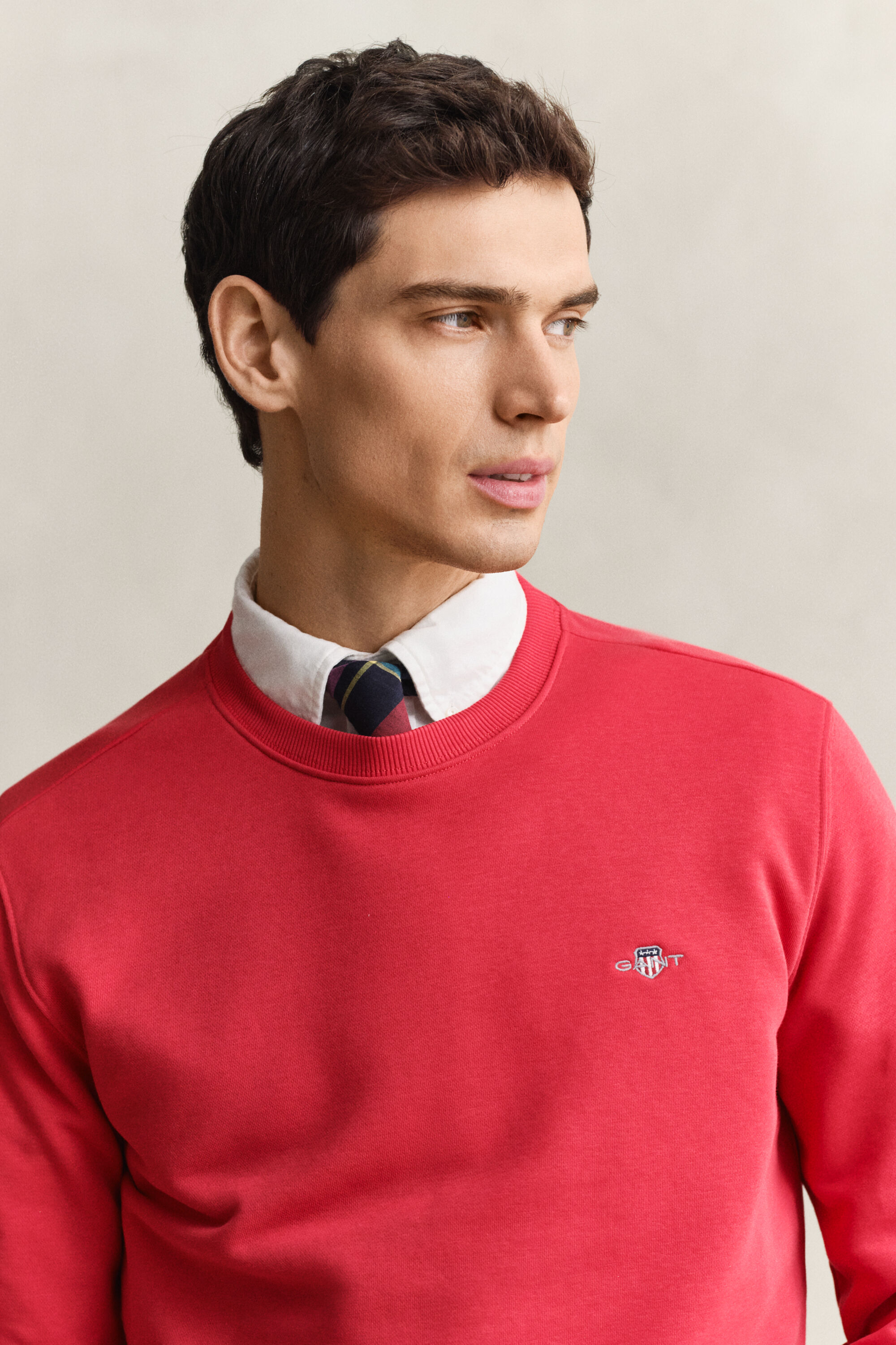 Sweatshirt com decote redondo Shield