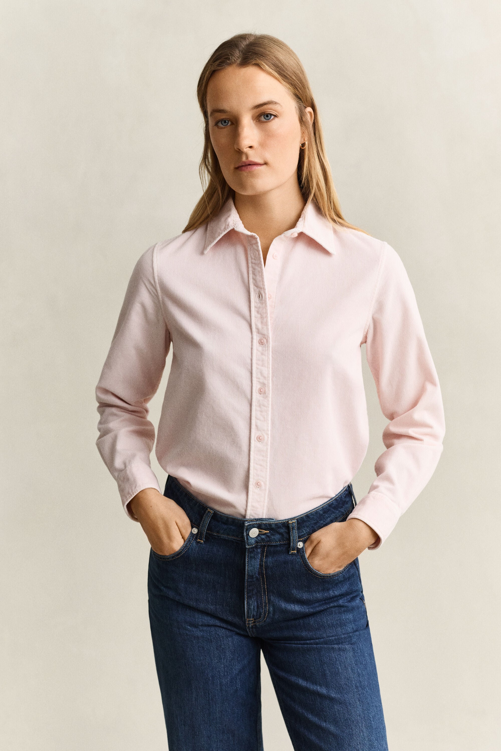 Camisa de bombazina regular fit