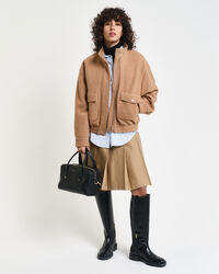 Casaco em lã Harrington