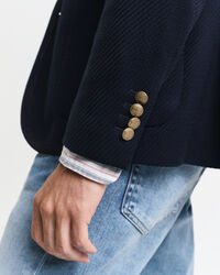 Blazer Club em lã e algodão slim fit