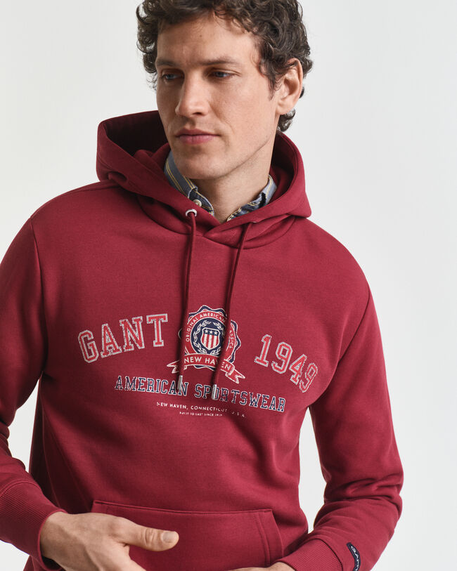 Sweatshirt com capuz Crest Graphic