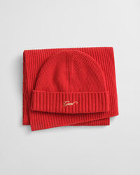 Conjunto de oferta com gorro e cachecol Script