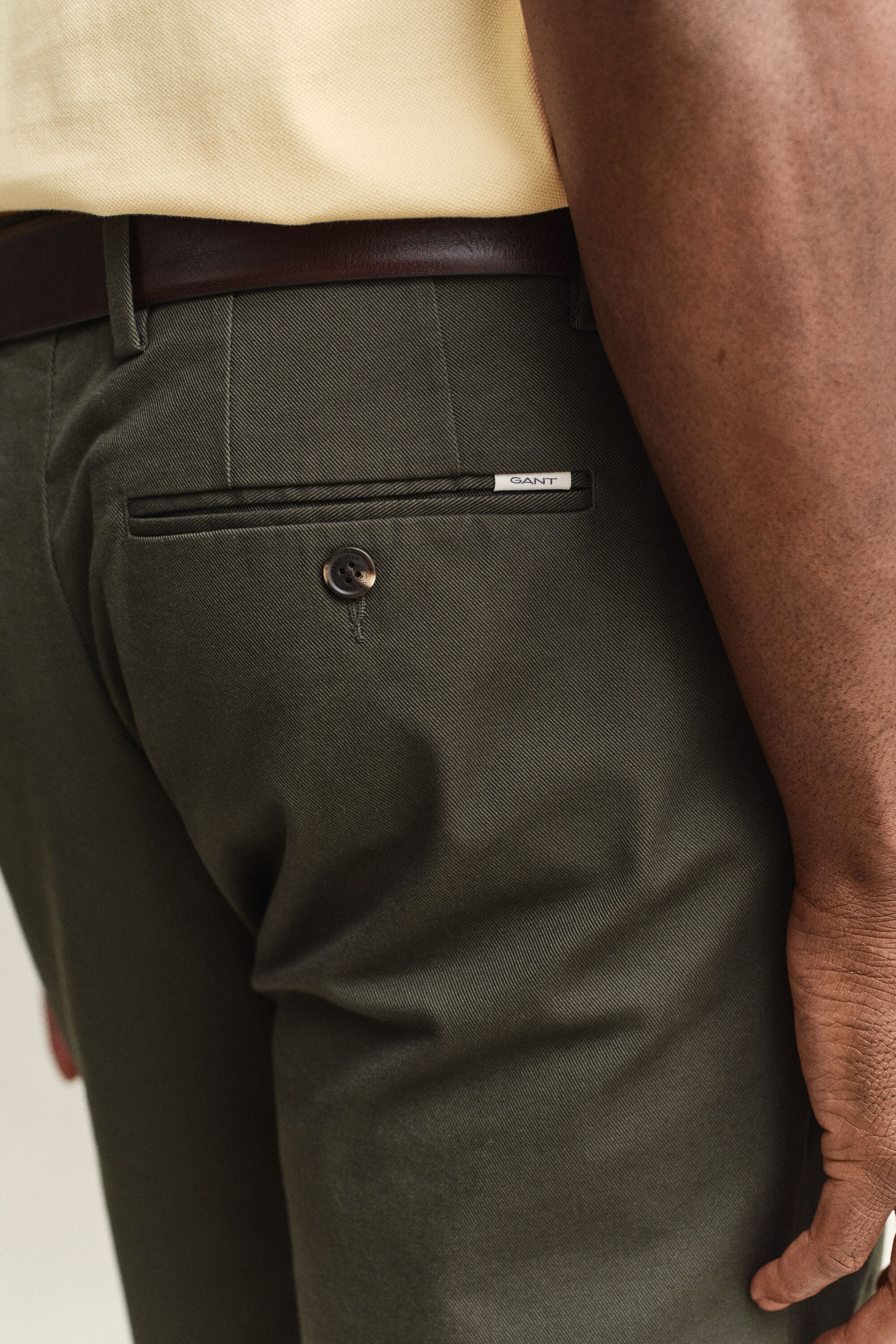 Calças chino elegantes slim fit