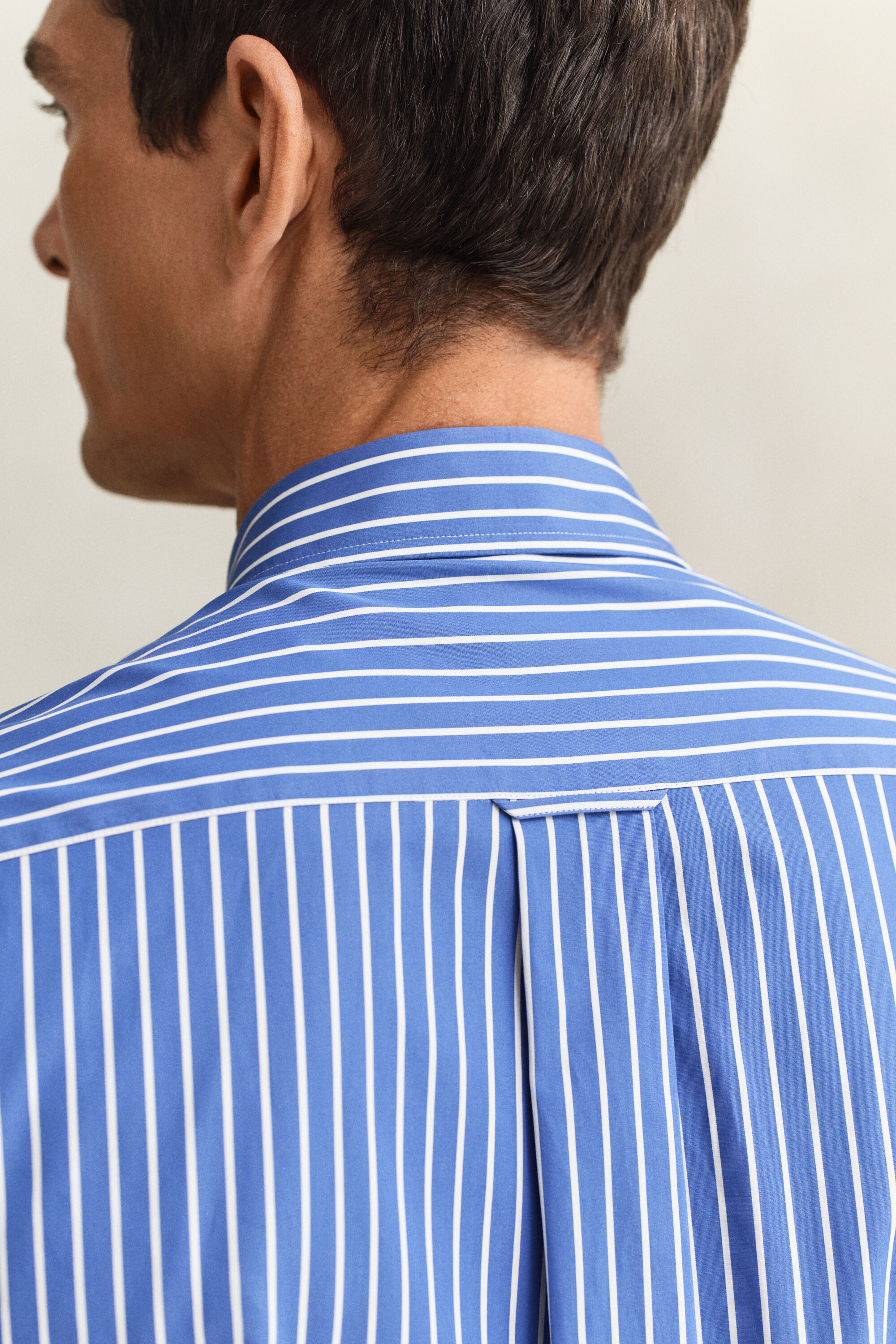 Vestido-camisa em popelina