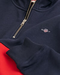 Sweatshirt com meio fecho e bloco de cor Shield Teens