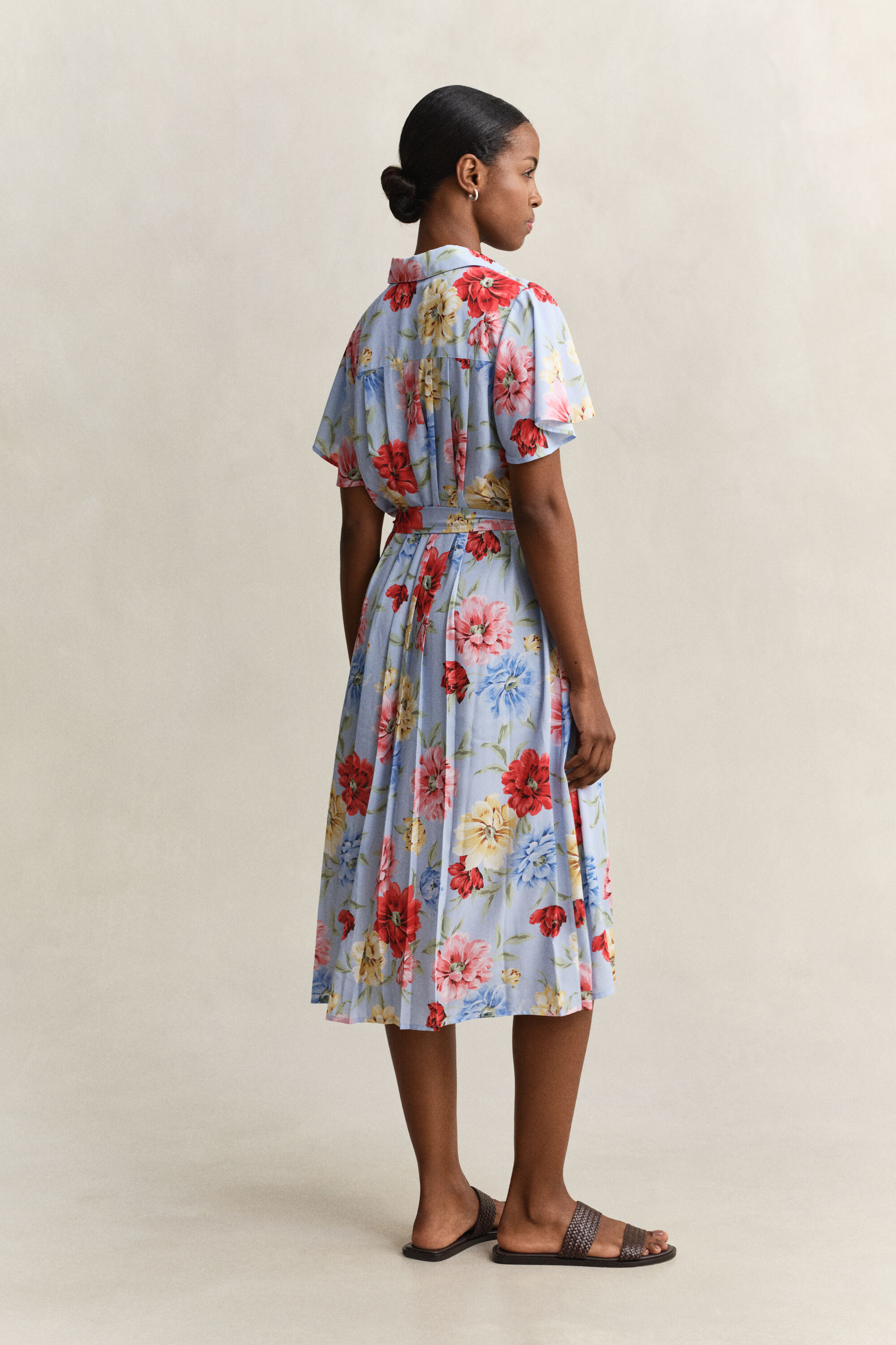 Vestido-camisa Floral