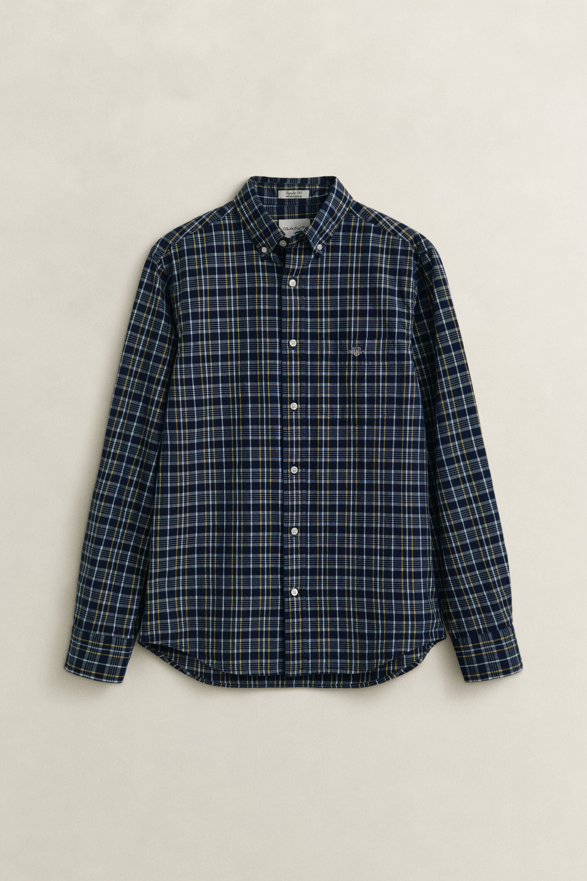 Camisa de popelina com padrão de xadrez Archive