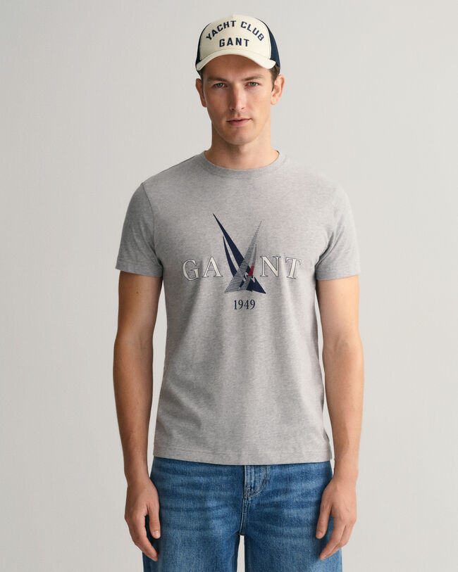 T-shirt com estampado Sail