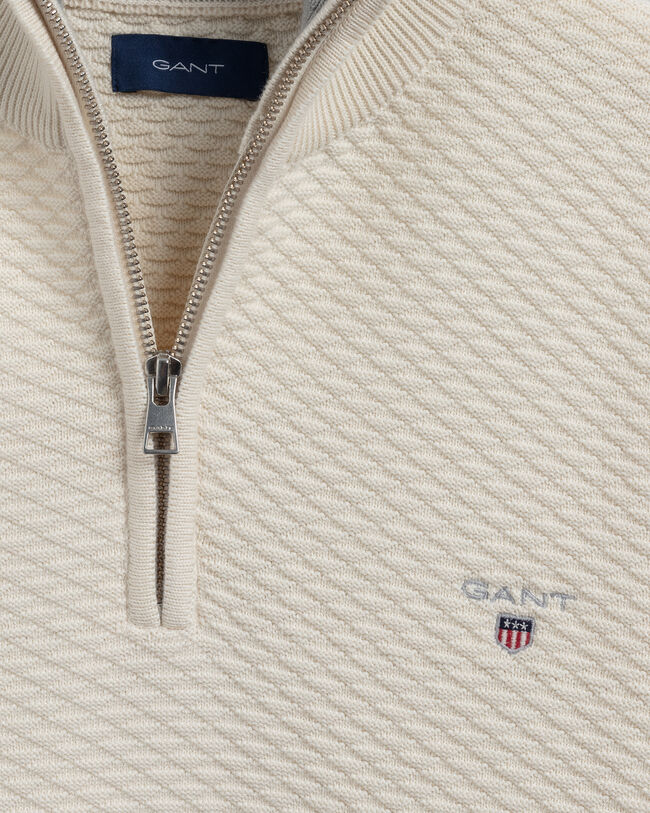 Camisola Triangle Texture com meio fecho