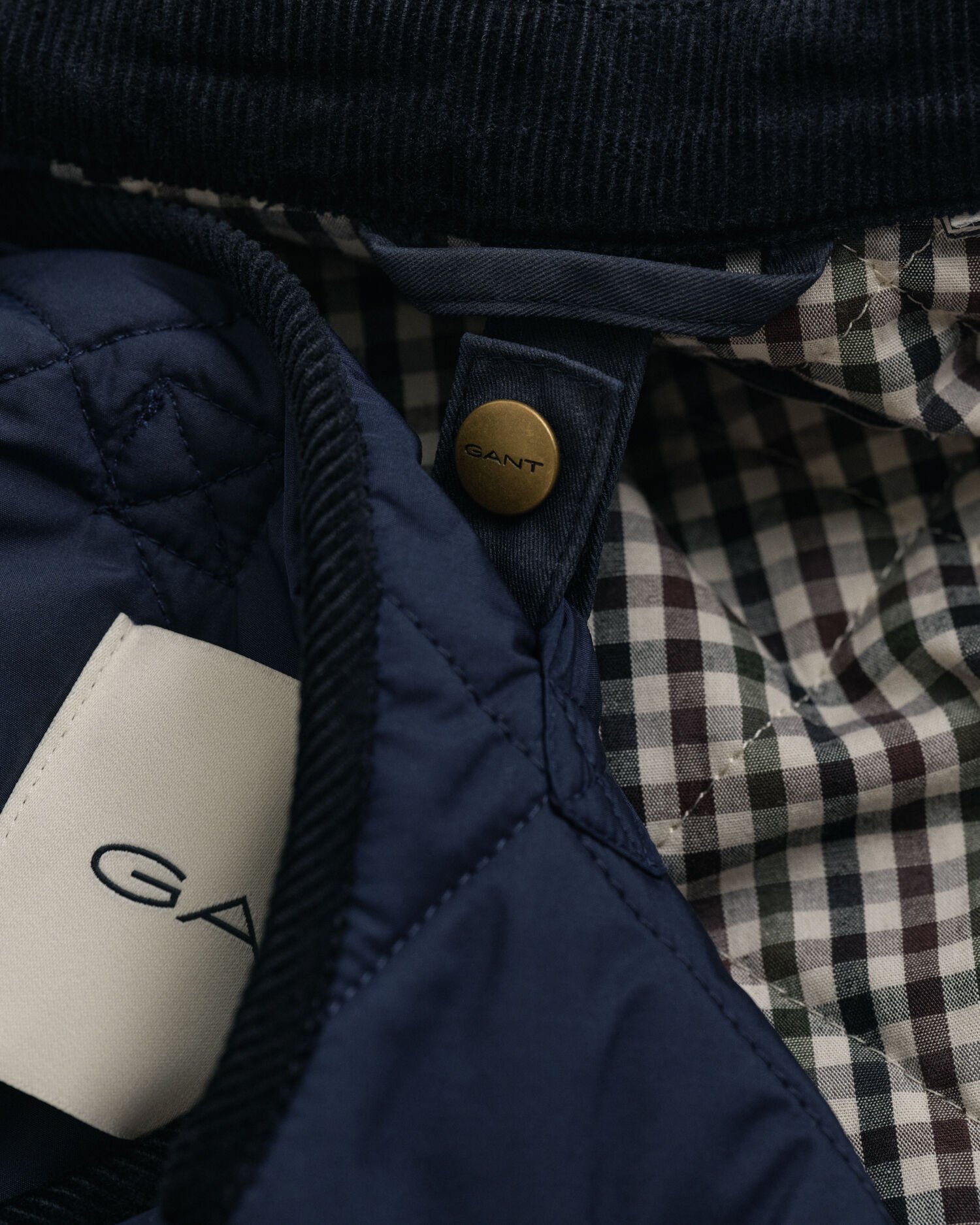 Casaco Double Decker em algodão com acabamento encerado