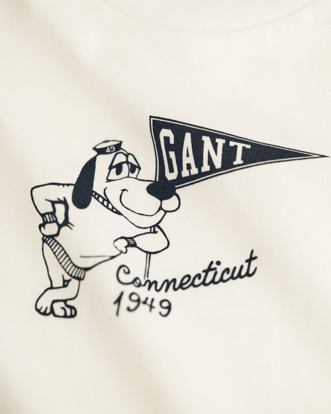 Camisola de manga comprida com estampado gráfico Dog Baby