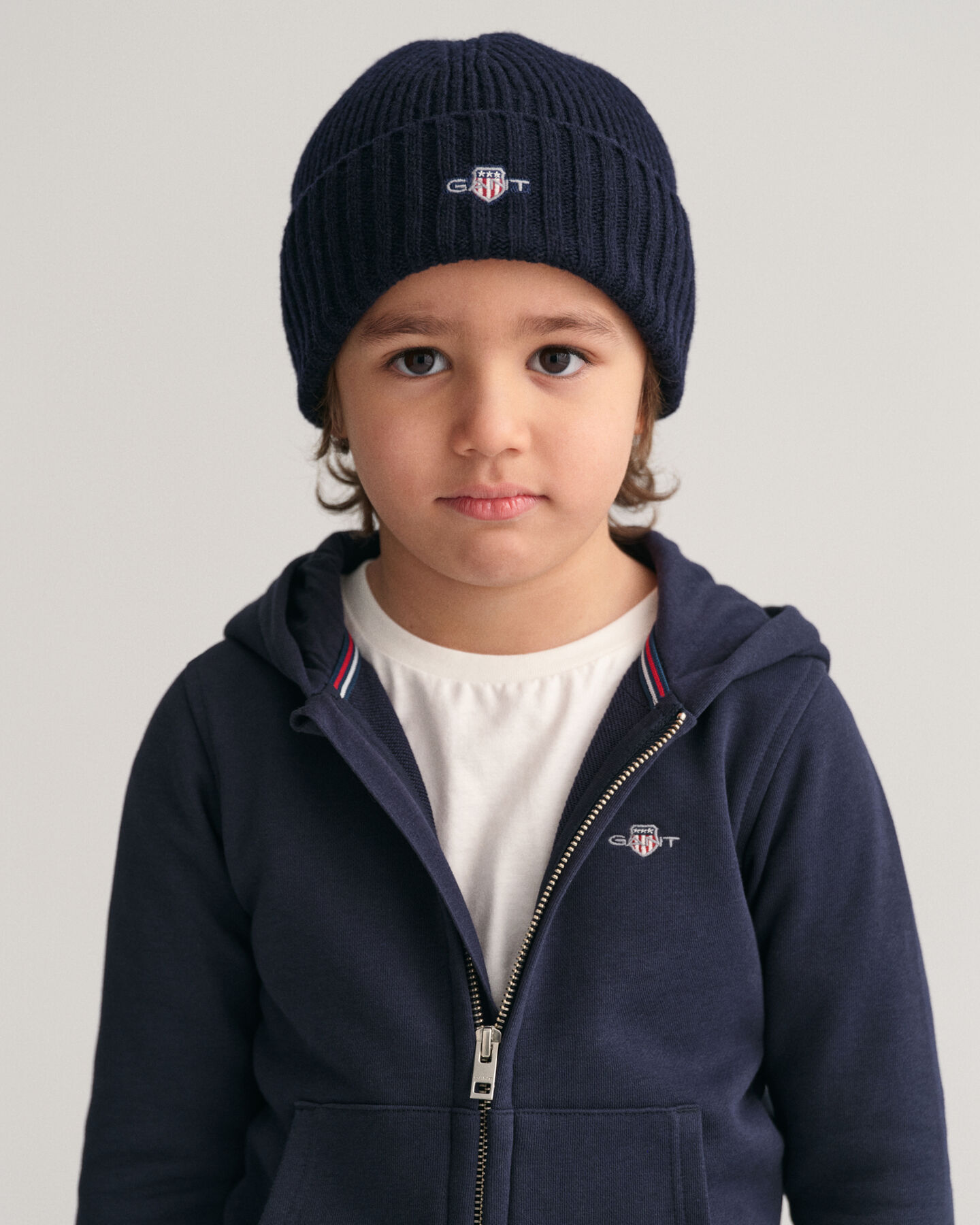 Sweatshirt com capuz e fecho Shield Kids