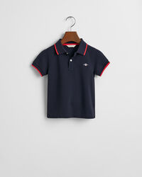 Polo em algodão piqué às riscas GANT Kids
