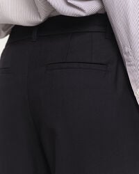 Calças formais em mistura de lã