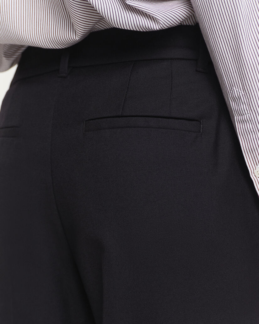 Calças formais em mistura de lã