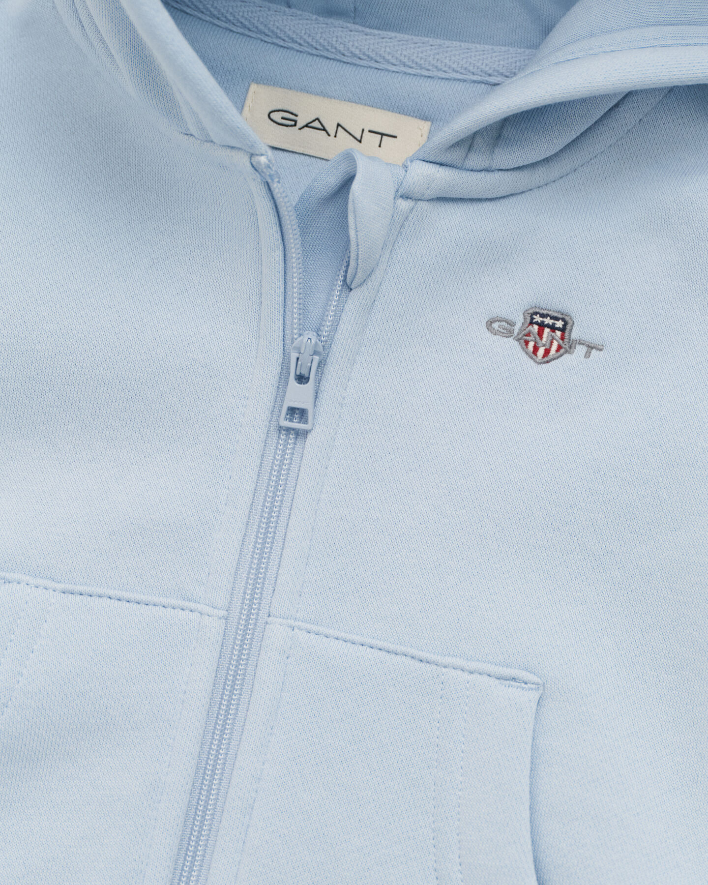 Sweatshirt com capuz e fecho de correr Shield Baby