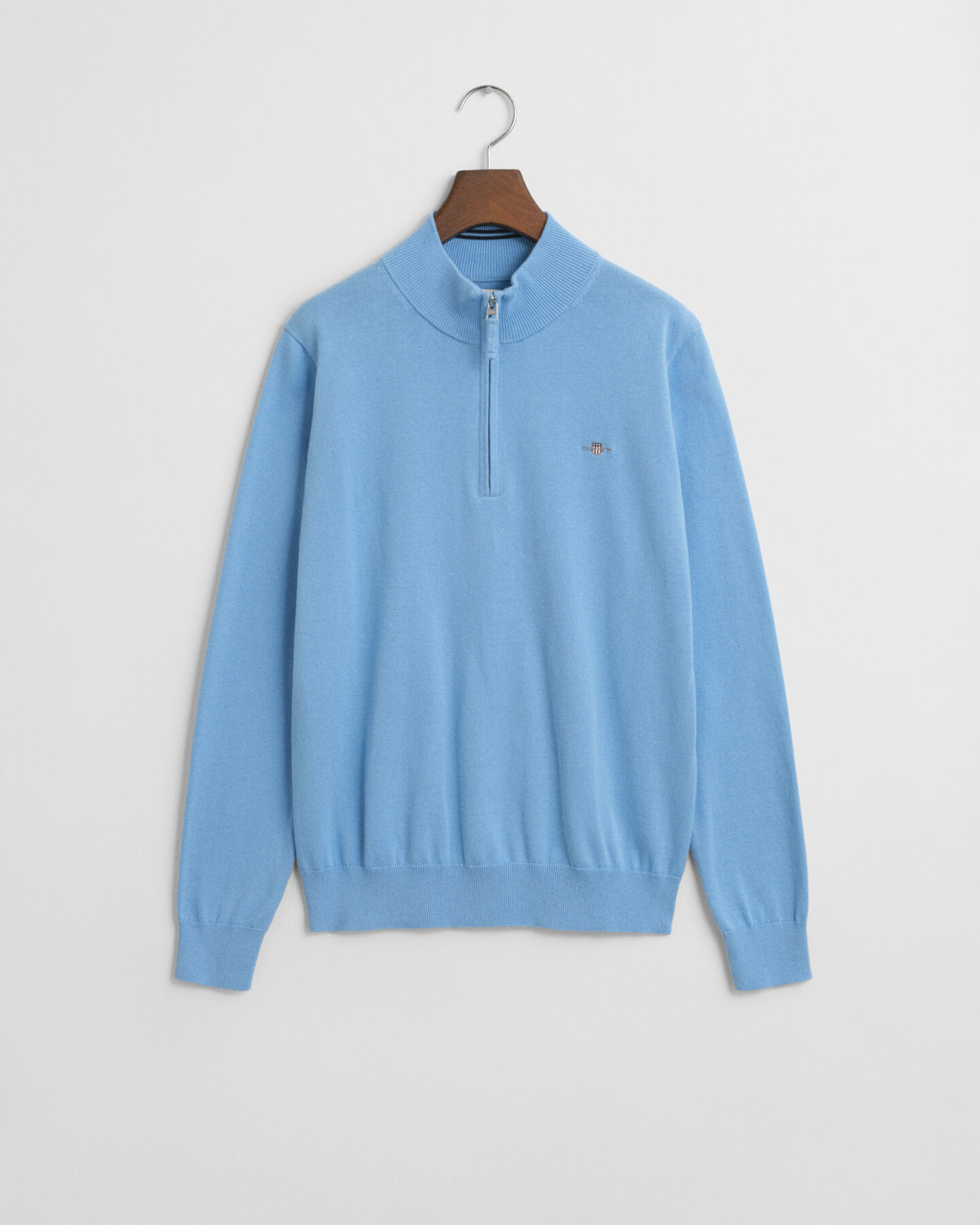 Sweatshirt com meio fecho em algodão Shield Teens