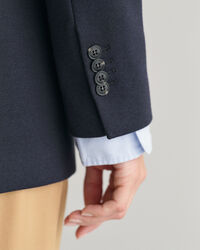 Blazer em jersey corte normal