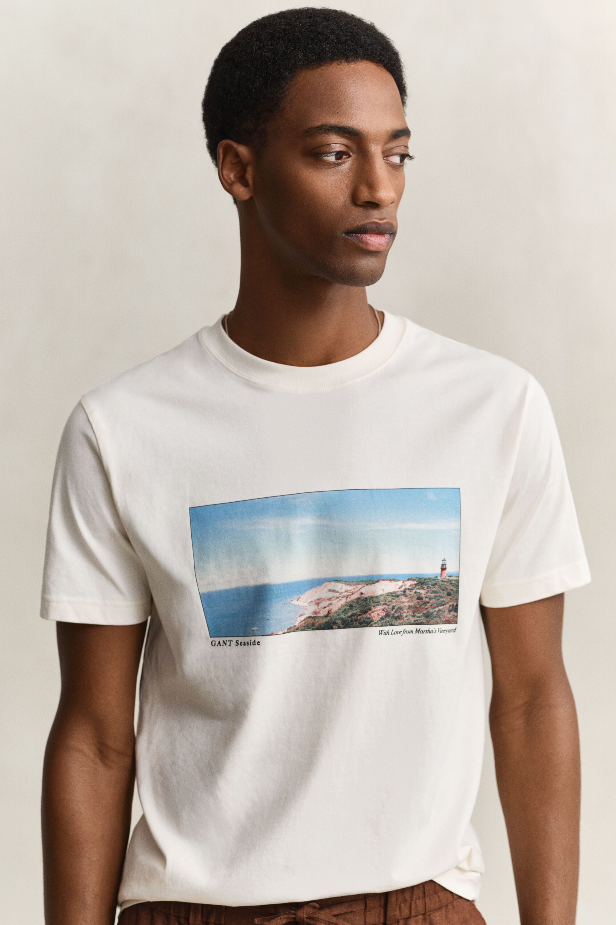 T-shirt com grafismo Scenery
