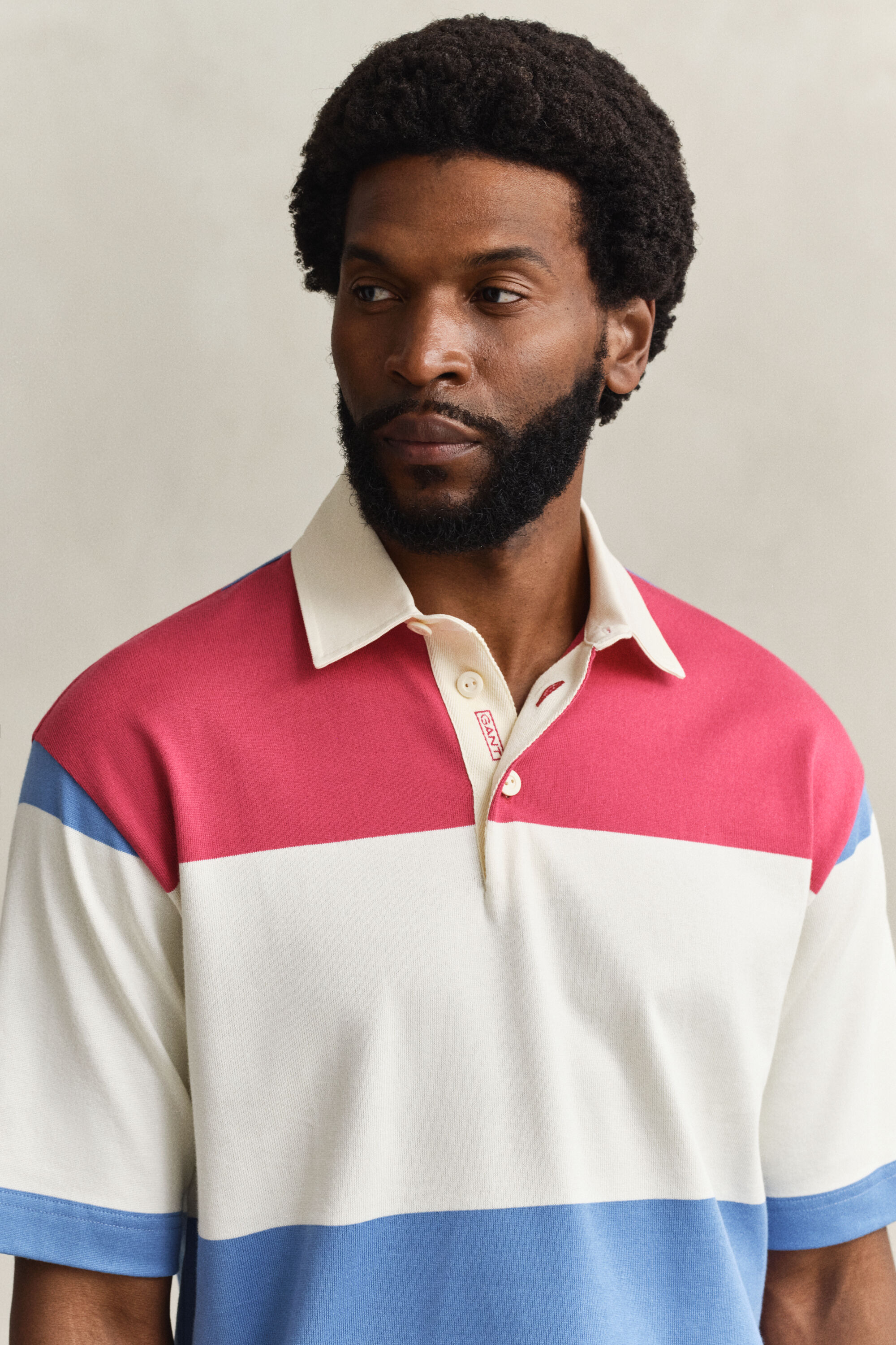 Rugger de manga curta