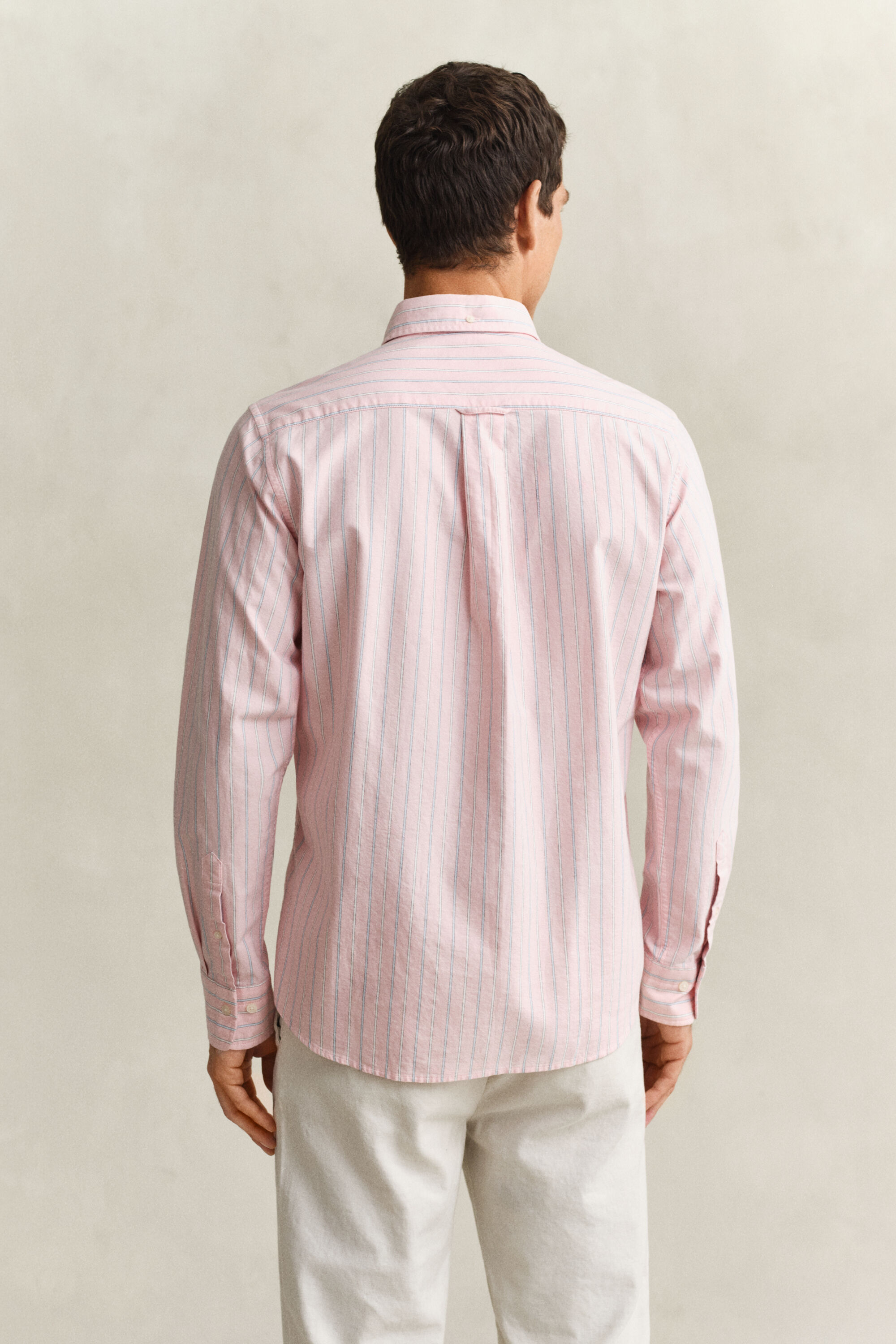 Camisa Oxford às riscas Classic
