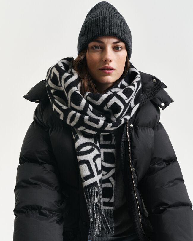 Cachecol em lã G Patterned