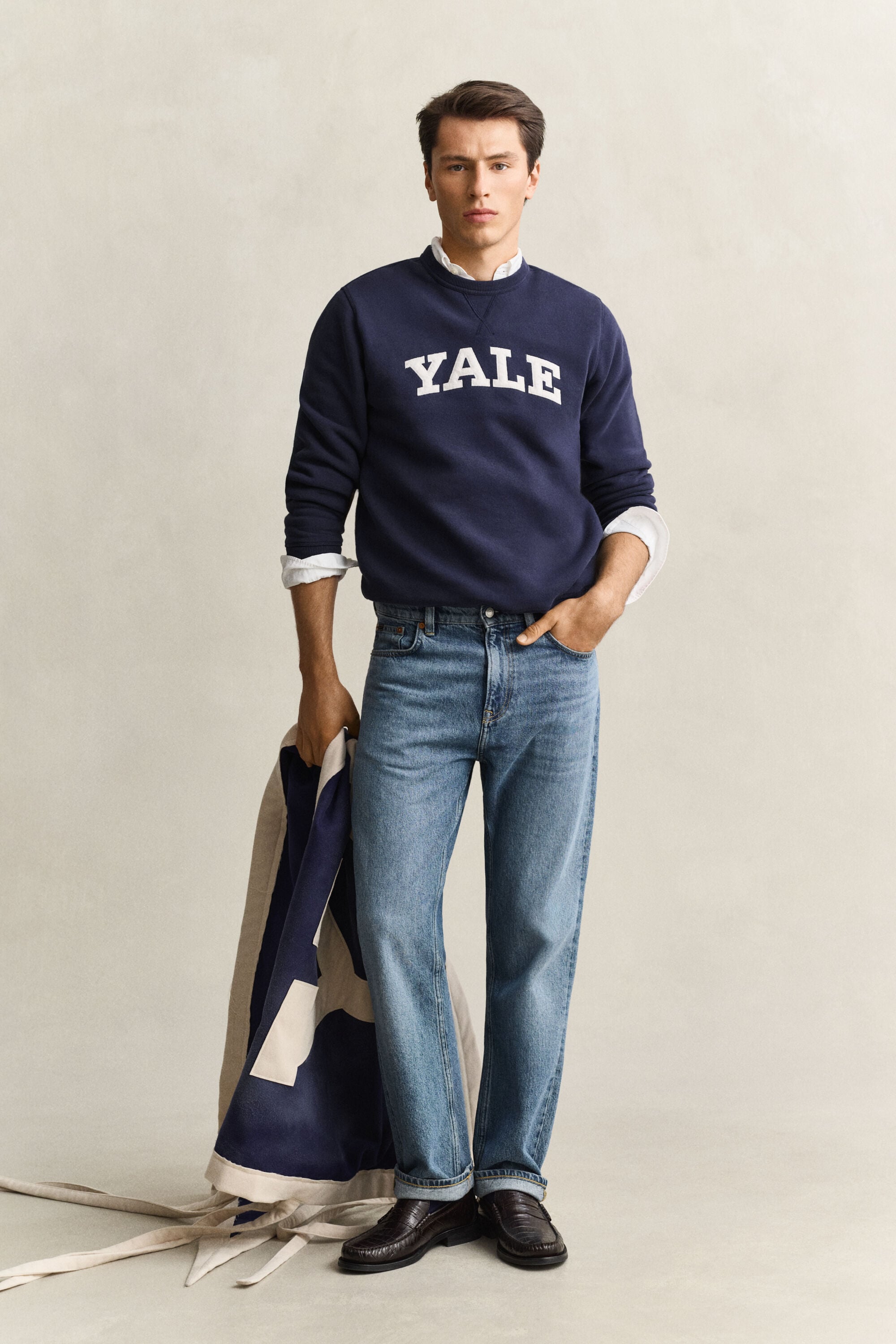 Sweatshirt com decote redondo Gant x Yale