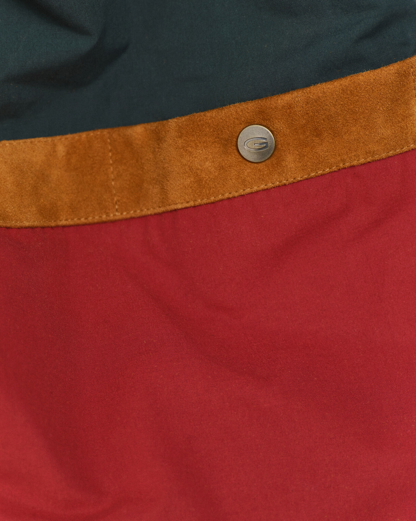 GANT Varsity Jacket em mistura de lã e camurça